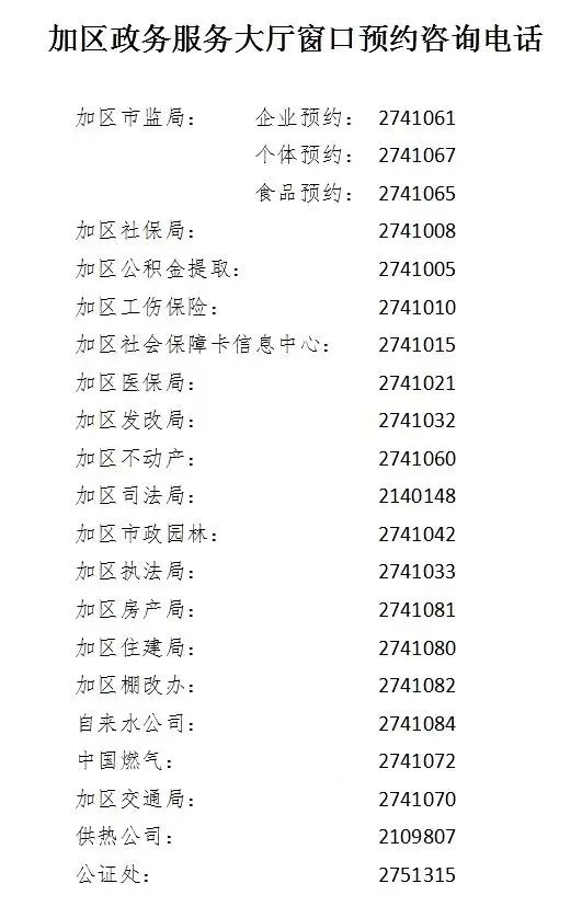 加格達奇區(qū)政務服務辦事大廳電話