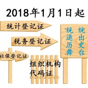 2018五證合一過渡期將結(jié)束，換照材料流程詳解
