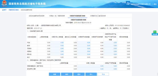 填寫本期準(zhǔn)予扣除稅額計算表