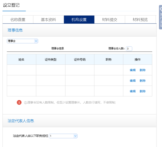 機構(gòu)設(shè)置