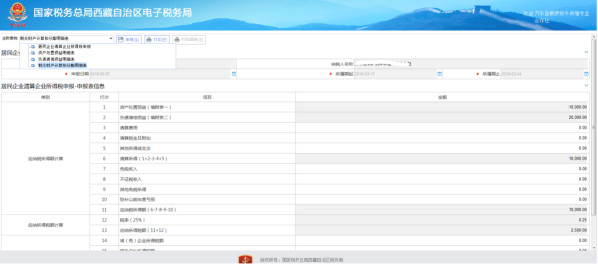 填寫(xiě)完成附表信息