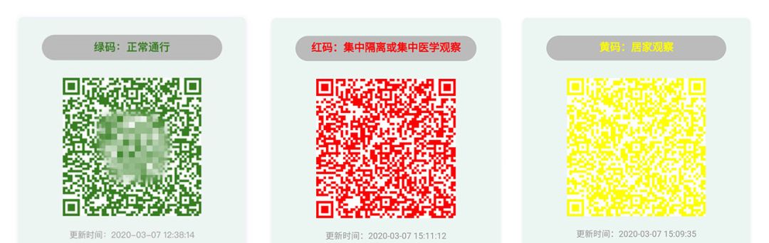 紅、黃、綠三色