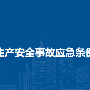 生產(chǎn)安全事故應(yīng)急條例（全文）