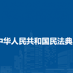 中華人民共和國民法典（全文）