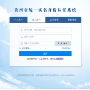 貴州省企業(yè)名稱自主申報(bào)操作指南
