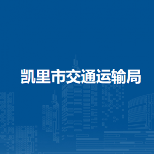 凱里市村鎮(zhèn)交通運輸服務站