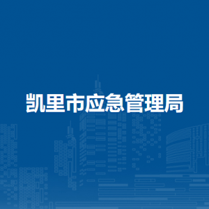 凱里市應(yīng)急管理局各部門(mén)負(fù)責(zé)人及聯(lián)系電話