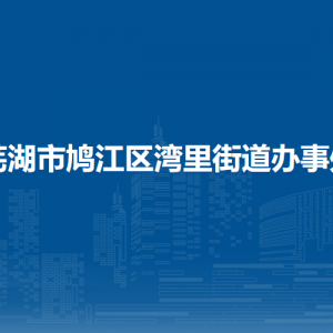 蕪湖市鳩江區(qū)灣里街道就業(yè)和社會(huì)保障事務(wù)所