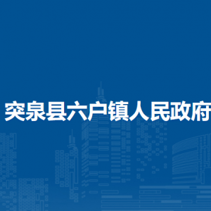 突泉縣六戶鎮(zhèn)綜合行政執(zhí)法局