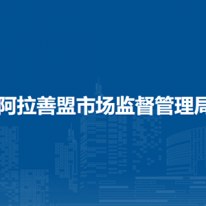 阿拉善盟市場監(jiān)督管理局綜合保障中心