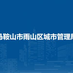 馬鞍山市雨山區(qū)城市管理局辦公室