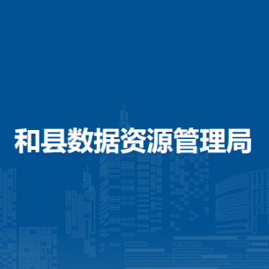 和縣數(shù)據(jù)資源管理局?jǐn)?shù)據(jù)資源股