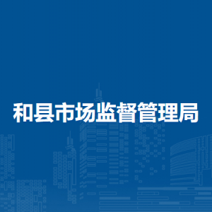 和縣市場監(jiān)督管理局綜合執(zhí)法局