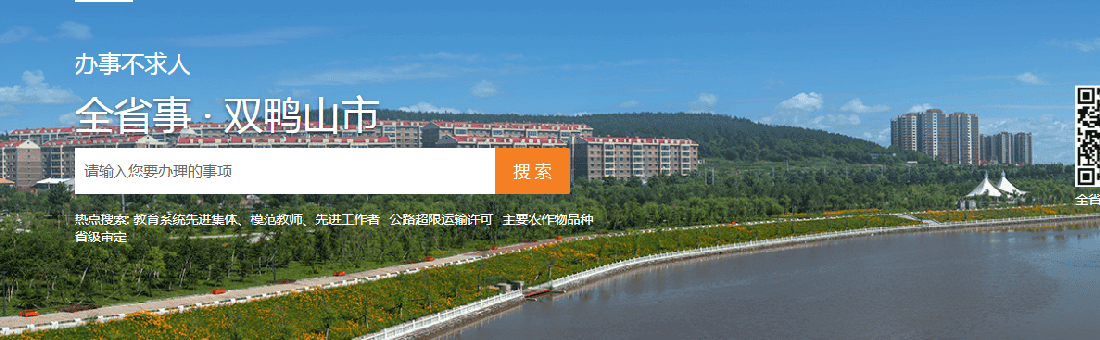 雙鴨山市政務服務網上辦事大廳