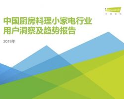 2019年中國廚房小家電行業(yè)研究報告