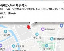 安徽成文會計師事務(wù)所