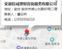 安徽信誠(chéng)理財(cái)咨詢服務(wù)有限公司
