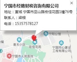 寧國市經(jīng)略財(cái)稅咨詢有限公司