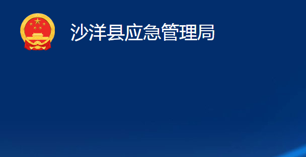 沙洋縣應急管理局