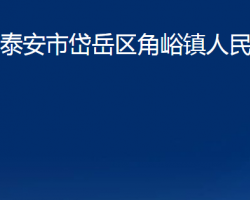 泰安市岱岳區(qū)角峪鎮(zhèn)人民政府