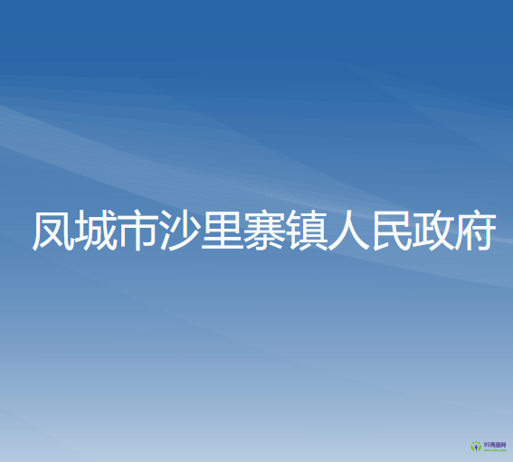 鳳城市沙里寨鎮(zhèn)人民政府