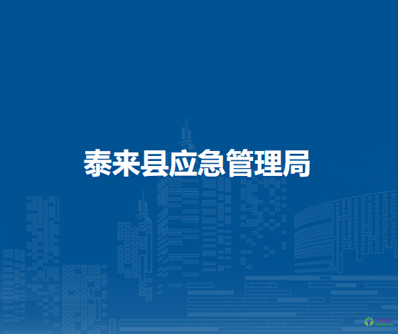 泰來縣應急管理局
