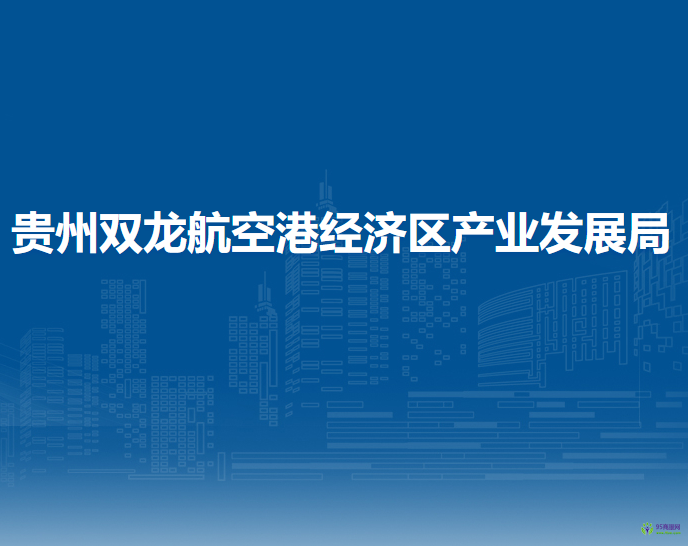 貴州雙龍航空港經(jīng)濟(jì)區(qū)產(chǎn)業(yè)發(fā)展局