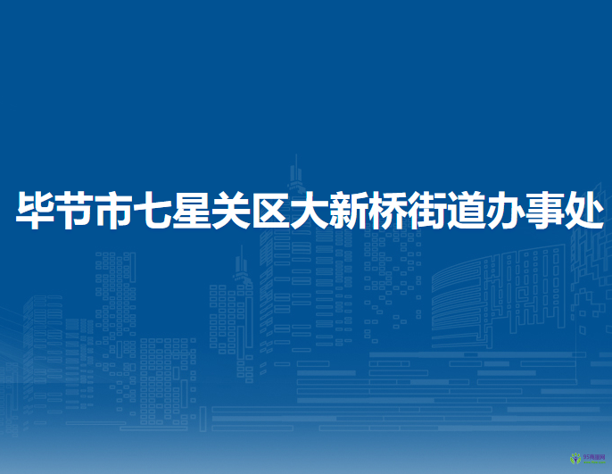 畢節(jié)市七星關(guān)區(qū)大新橋街道辦事處