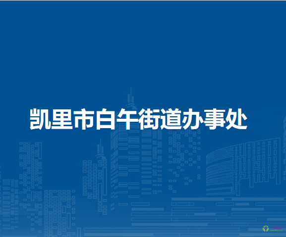 凱里市白午街道辦事處
