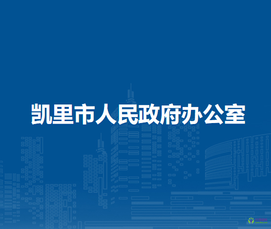 凱里市人民政府辦公室