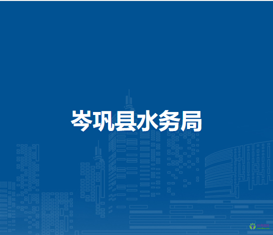 岑鞏縣水務(wù)局