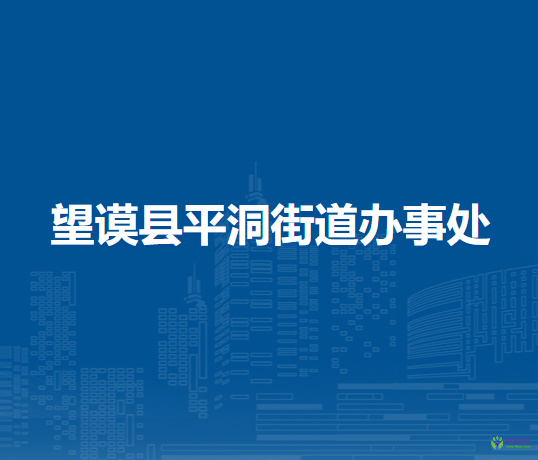 望謨縣平洞街道辦事處