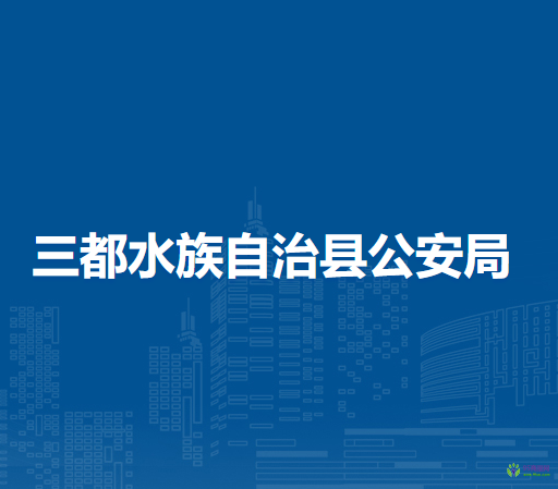 三都水族自治縣民政局
