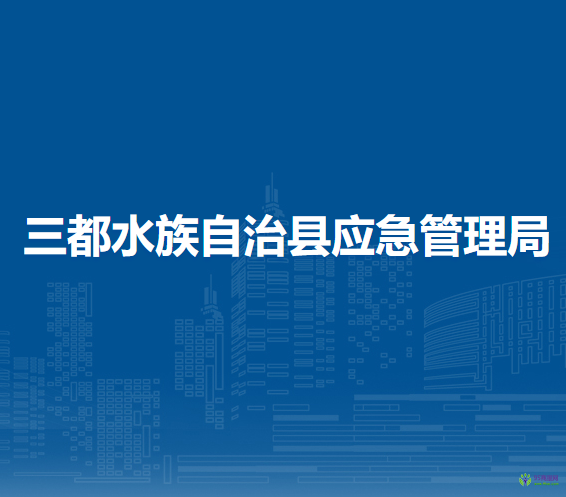 三都水族自治縣應(yīng)急管理局
