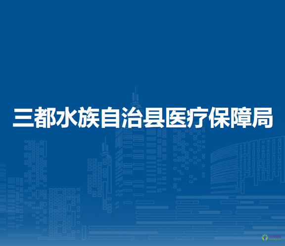 三都水族自治縣醫(yī)療保障局