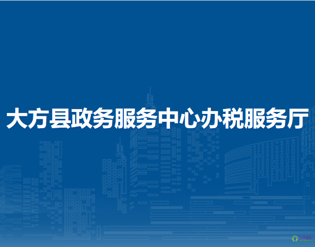 大方縣政務(wù)服務(wù)中心辦稅服務(wù)廳