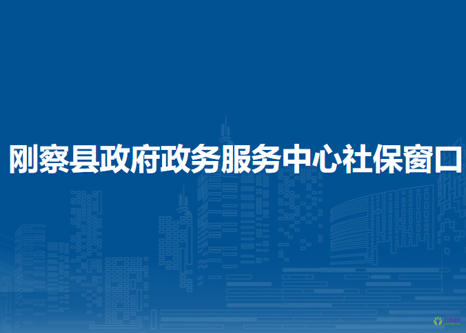 剛察縣政府政務(wù)服務(wù)中心社保窗口