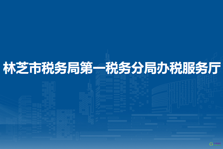林芝市稅務(wù)局第一稅務(wù)分局辦稅服務(wù)廳