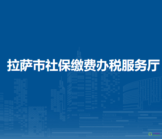 拉薩市社保繳費(fèi)辦稅服務(wù)廳