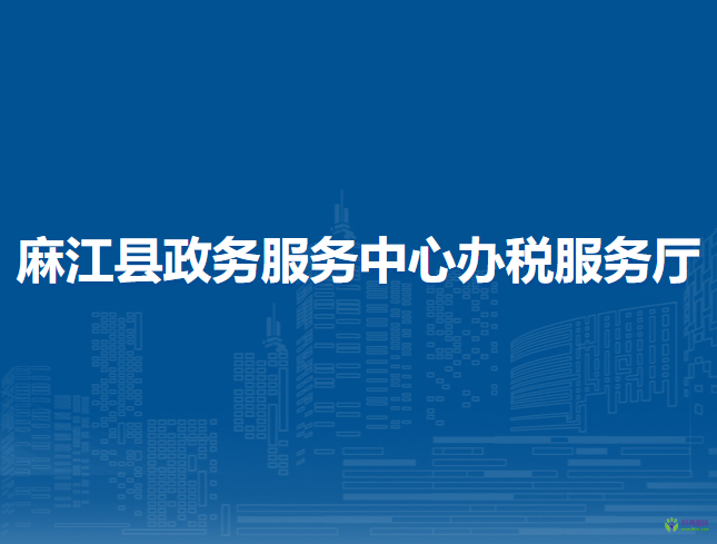 麻江縣政務(wù)服務(wù)中心辦稅服務(wù)廳