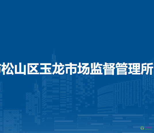 赤峰市松山區(qū)玉龍市場監(jiān)督管理所