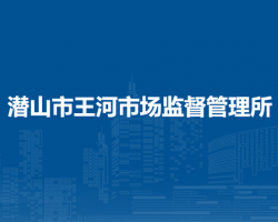 潛山市王河市場(chǎng)監(jiān)督管理所