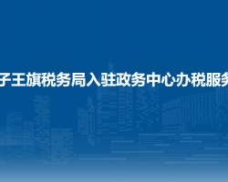 四子王旗稅務(wù)局入駐政務(wù)中