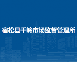 宿松縣千嶺市場監(jiān)督管理所