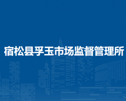 宿松縣孚玉市場監(jiān)督管理所