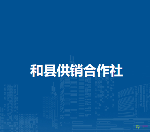 和縣供銷合作社