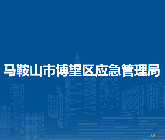 馬鞍山市博望區(qū)應(yīng)急管理局